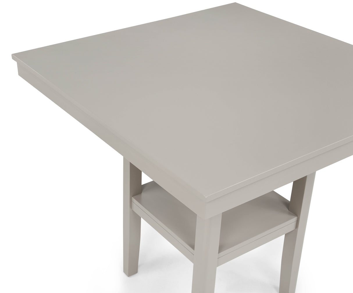 Lester 5-Pk Counter Height Dining Set Greige