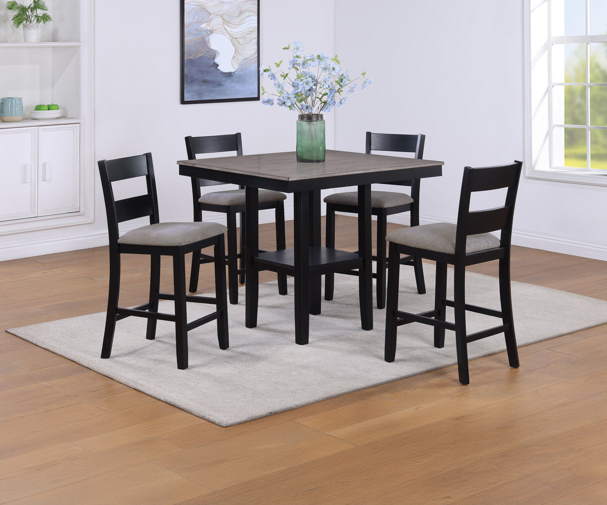 Lester - Counter Height Table Set
