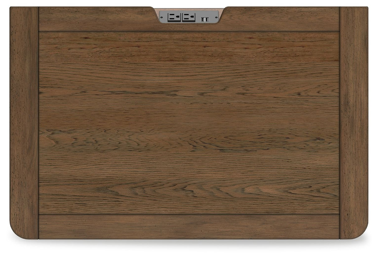 Cabalynn - Light Brown - Two Drawer Night Stand by Signature Design by Ashley® | Bel Furniture