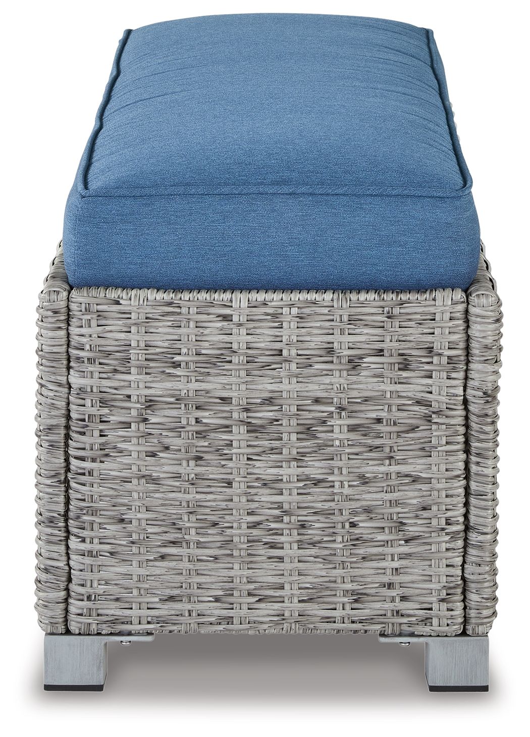 Naples Beach - Light Gray - Bench with Cushion by Signature Design by Ashley® | Bel Furniture