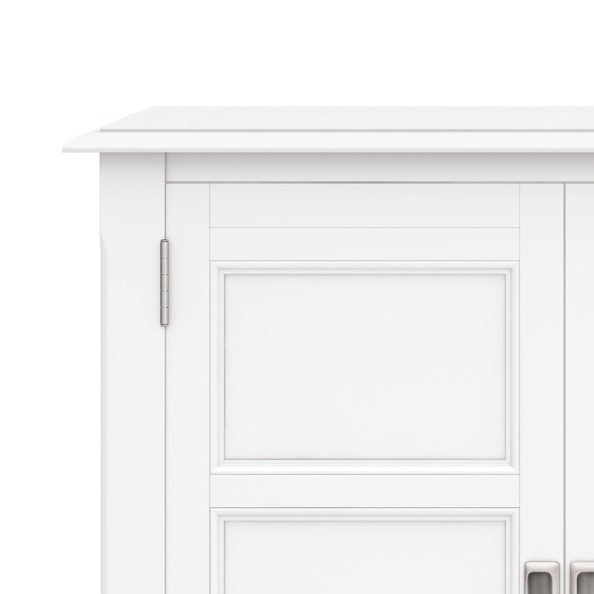 Burlington - Handcrafted Low Storage Cabinet by Simpli-Home | Bel Furniture