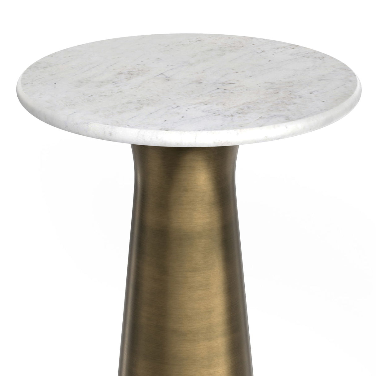 Nicollette - Side Table - Antique Brass by Simpli-Home | Bel Furniture