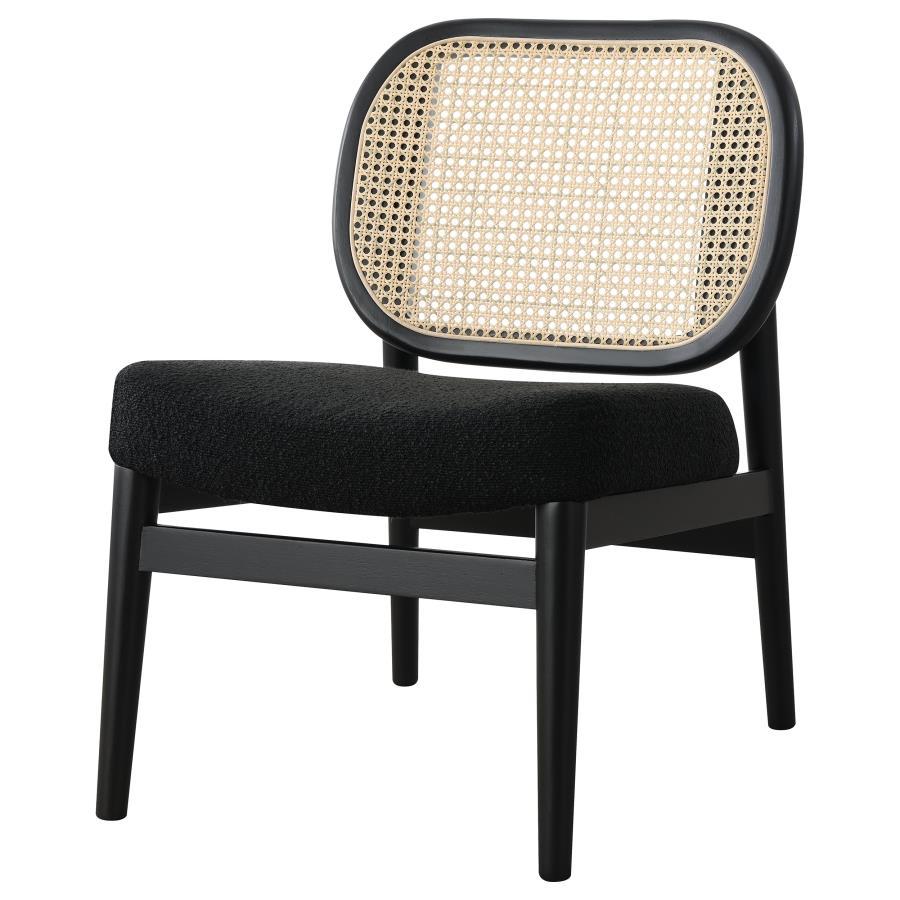 Rayo - Rattan Cane Back Accent Chair With Padded Seat by Coaster Fine Furniture | Bel Furniture