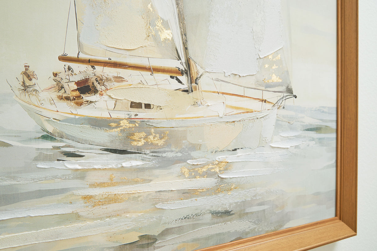 Winbrook - Gray / Tan / Gold Finish - Wall Art Set (Set of 2) by Signature Design by Ashley® | Bel Furniture