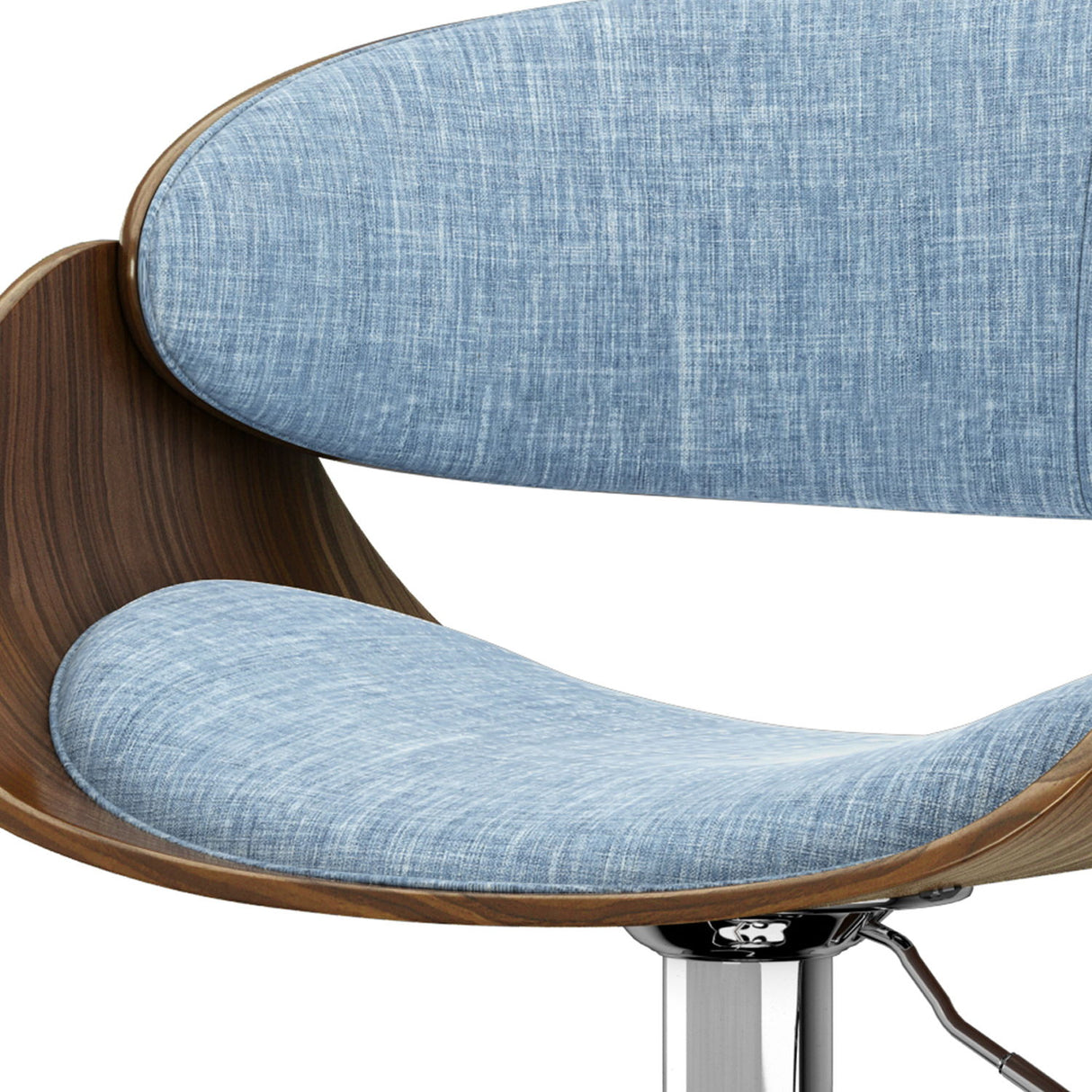 Amery - Mid Century Modern Adjustable Swivel Bar Stool by Simpli-Home | Bel Furniture