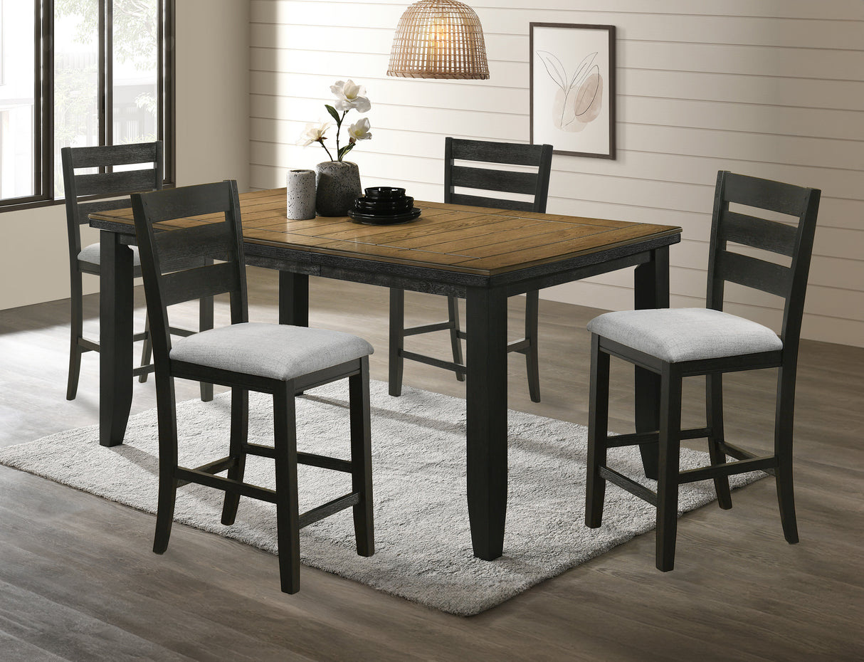 Bardstown - Counter Chair (Set of 2) - Wheat / Charcoal