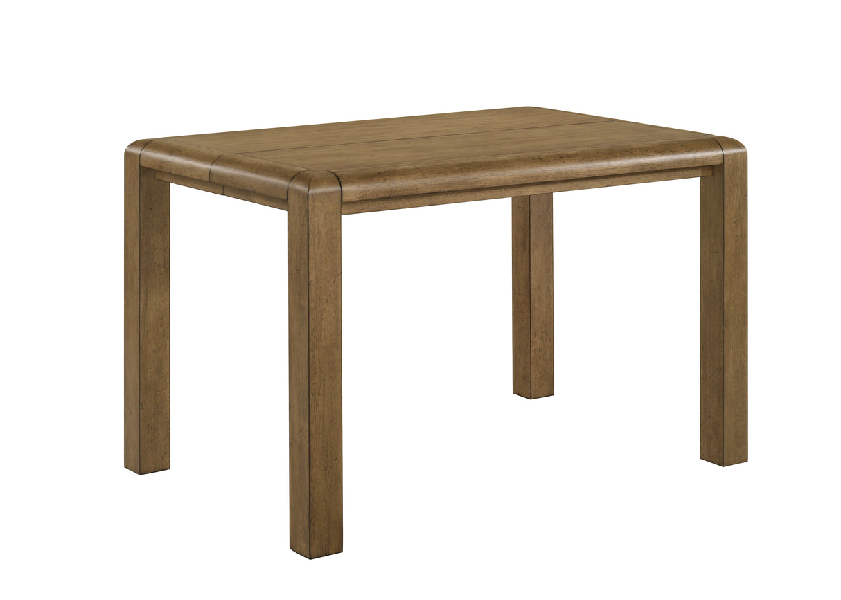 Cockrell - Counter Height Table ( With 18"Leaf) - Light Brown