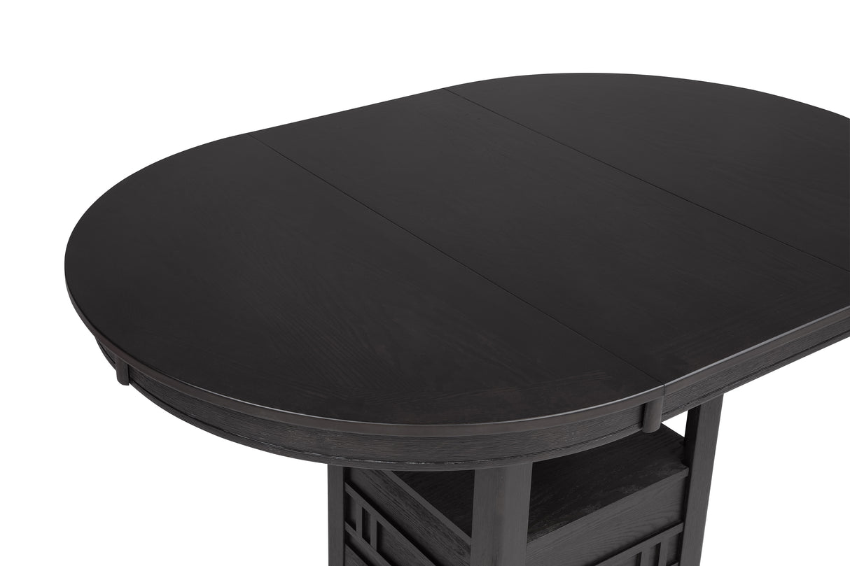 Hartwell Counter Height Table Charcoal Black