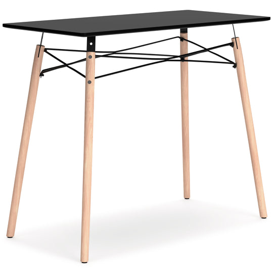 Jaspeni - Home Office Desk Black by Signature Design by Ashley® | Bel Furniture