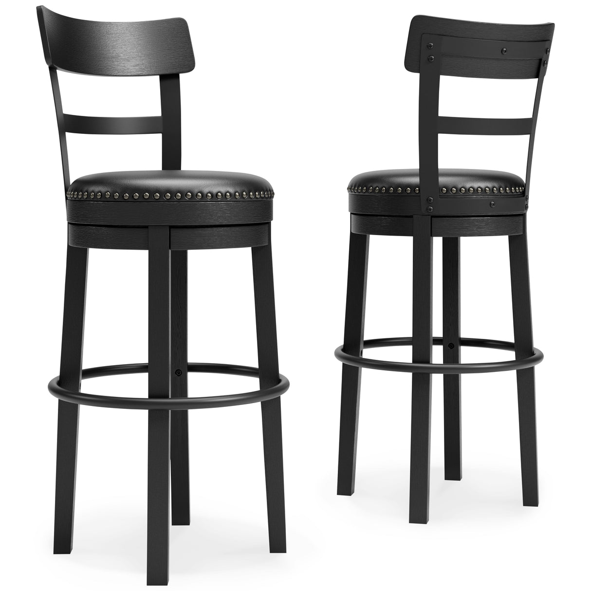 Valebeck - Tall Upholstered Swivel Barstool by Signature Design by Ashley® | Bel Furniture