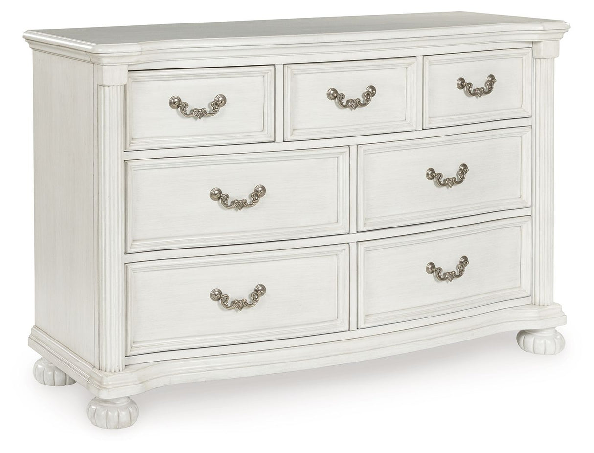 Montelaine - Antique White - Dresser by Benchcraft® | Bel Furniture