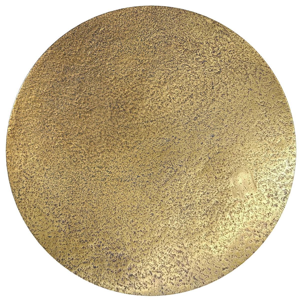 Cavan - Cast Aluminum Side Table - Antique Brass by Simpli-Home | Bel Furniture