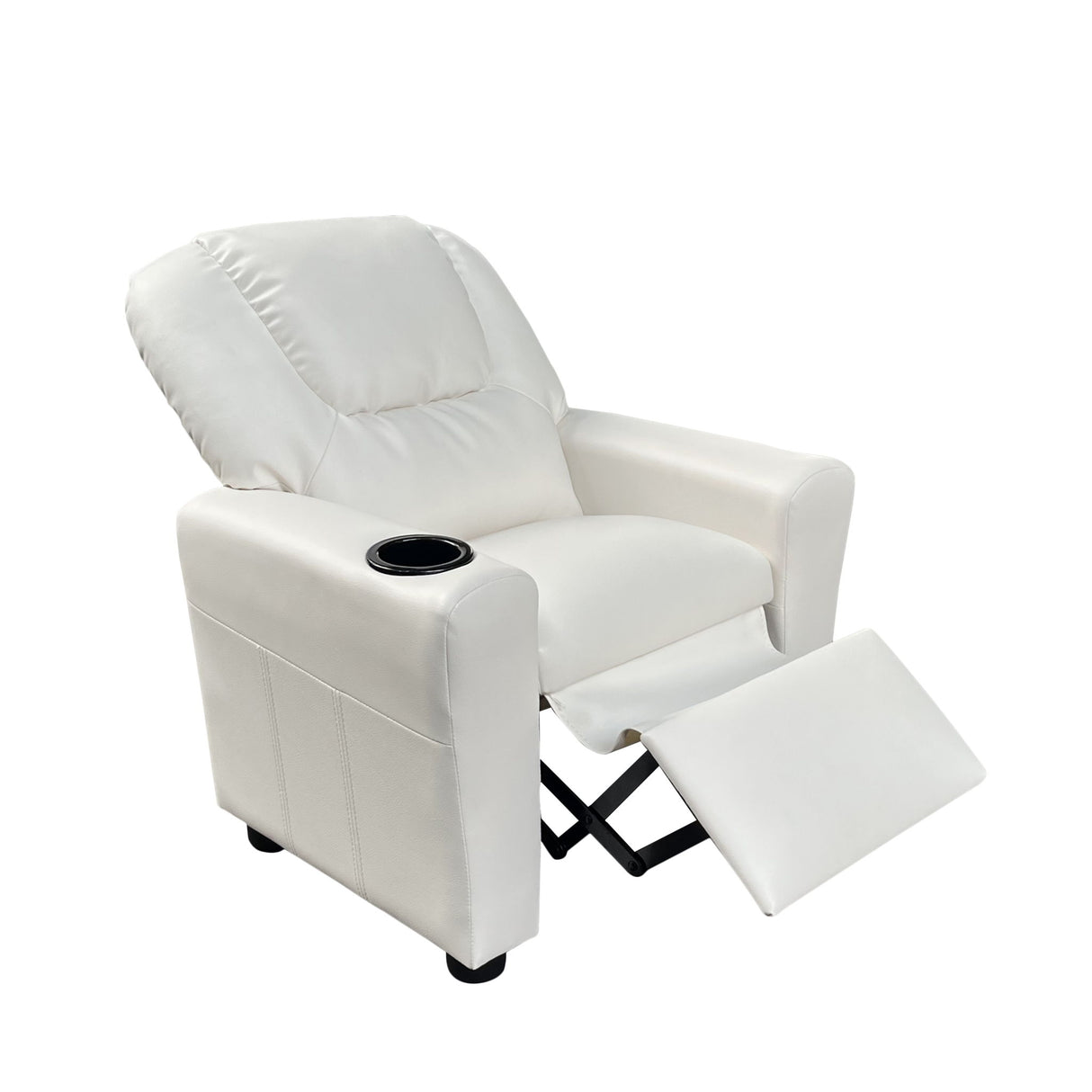 Marisa - PU Leather Kids Recliner Chair With Cupholder by Lilola Home | Bel Furniture