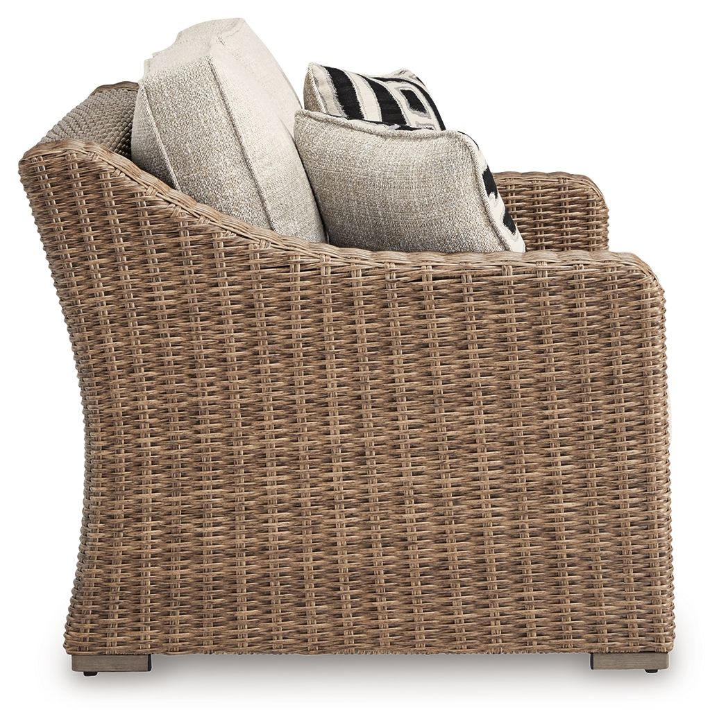 Beachcroft - Beige - Loveseat With Cushion by Signature Design by Ashley® | Bel Furniture