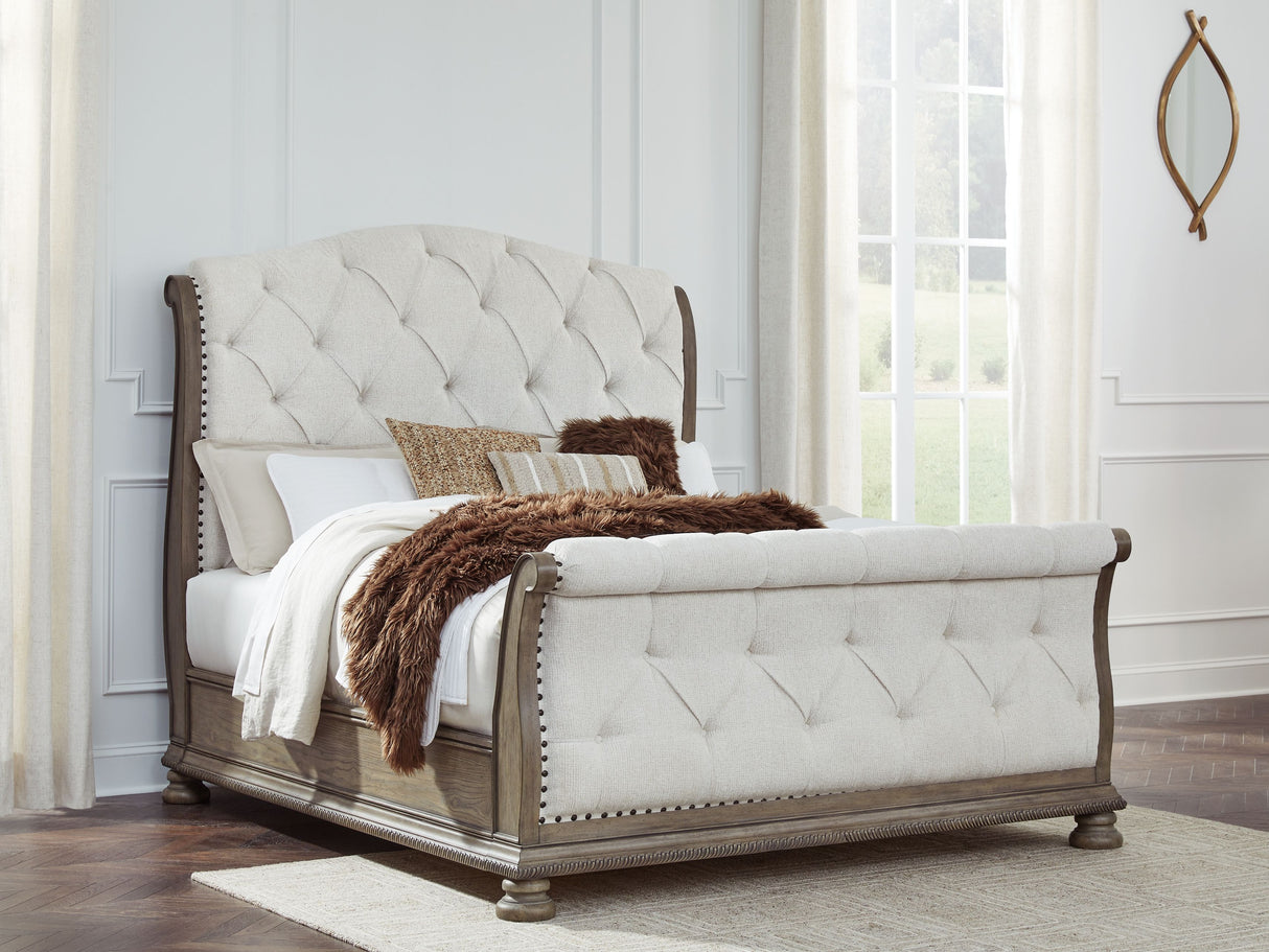 Ardenfield - Upholstered Sleigh Bed by Signature Design by Ashley® | Bel Furniture