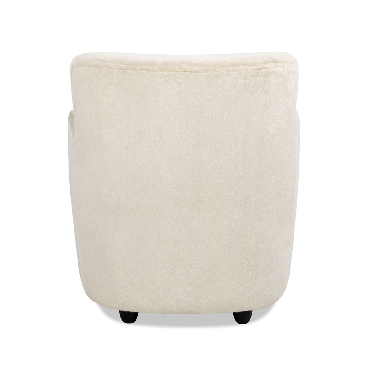 Wolffe - Curved Arm Accent Chair - Creme De La Creme White by Jennifer Taylor Home | Bel Furniture