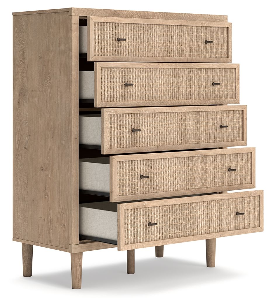 Cielden - Two-Tone - Five Drawer Wide Chest by Signature Design by Ashley® | Bel Furniture