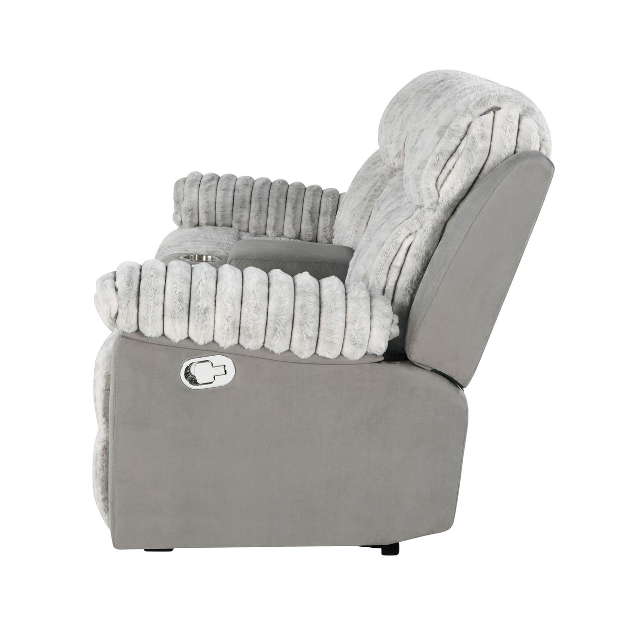 Bruni - Console Reclining Loveseat With Manual Recline