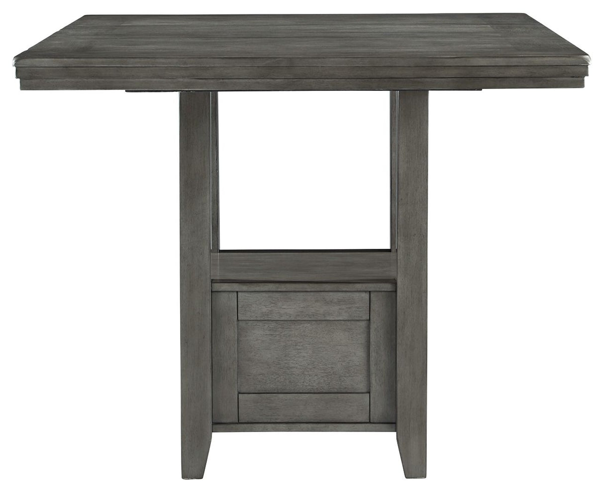 Hallanden - Gray - Rectangular Dining Room Counter Extension Table by Signature Design by Ashley® | Bel Furniture