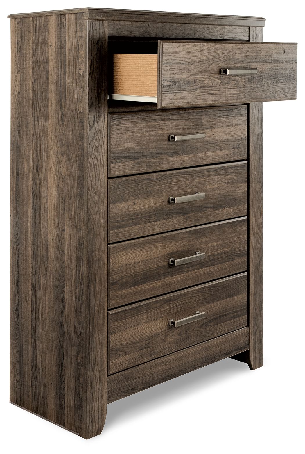 Juararo - Dark Brown - Five Drawer Chest by Signature Design by Ashley® | Bel Furniture