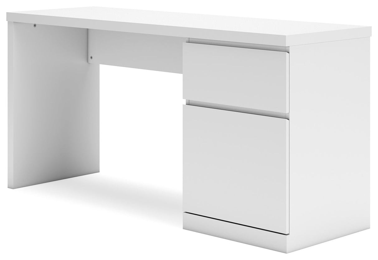 Onita - White - Home Office Desk by Signature Design by Ashley® | Bel Furniture