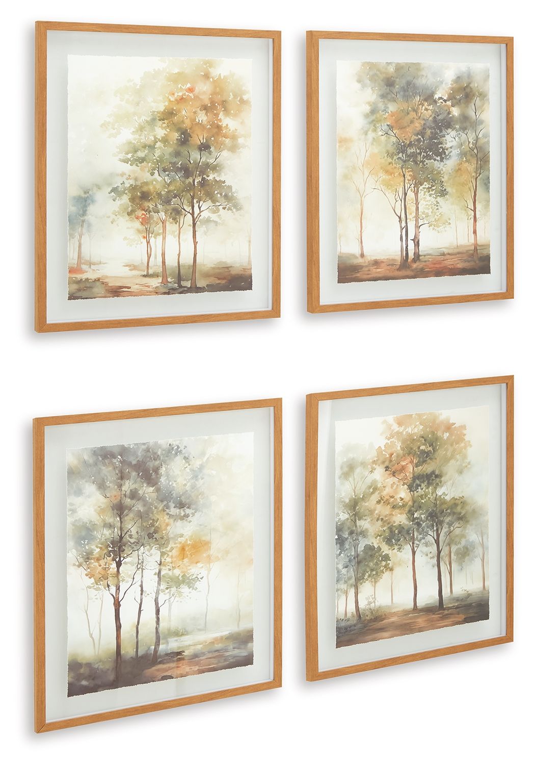 Bryneford - Multi - Wall Art Set (Set of 4) by Signature Design by Ashley® | Bel Furniture