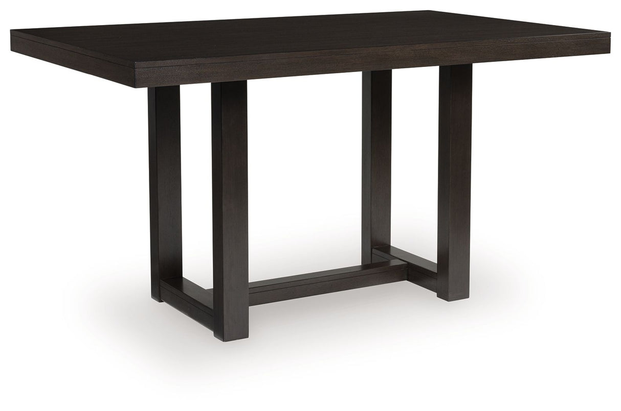 Neymorton - Dark Grayish Brown - Rectangular Dining Room Counter Table by Signature Design by Ashley® | Bel Furniture