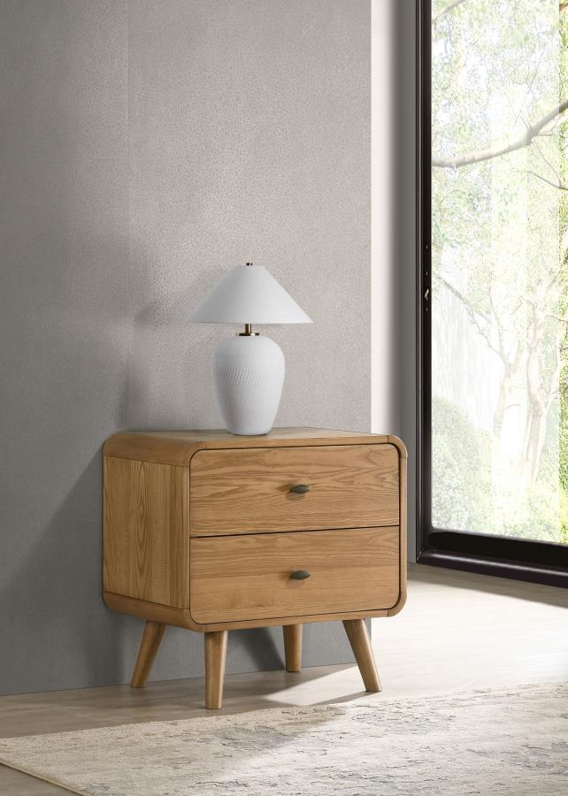 Robyn - 2-Drawer Nightstand by CoasterEssence | Bel Furniture