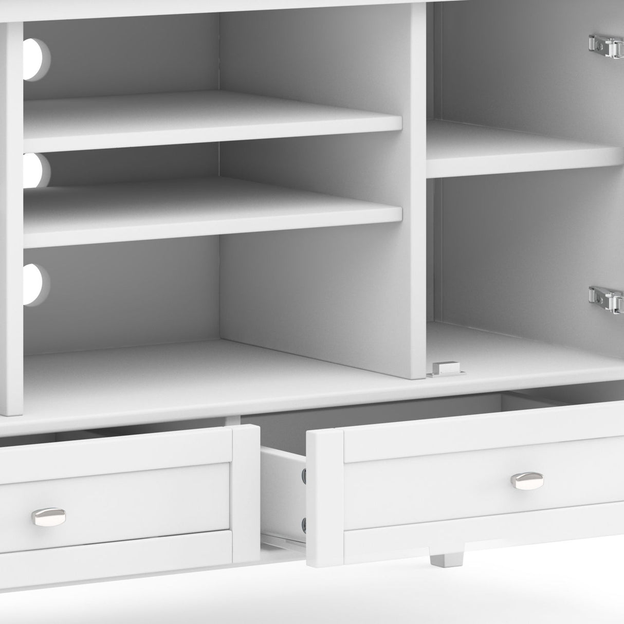 Warm Shaker - Transitional Style TV Media Stand