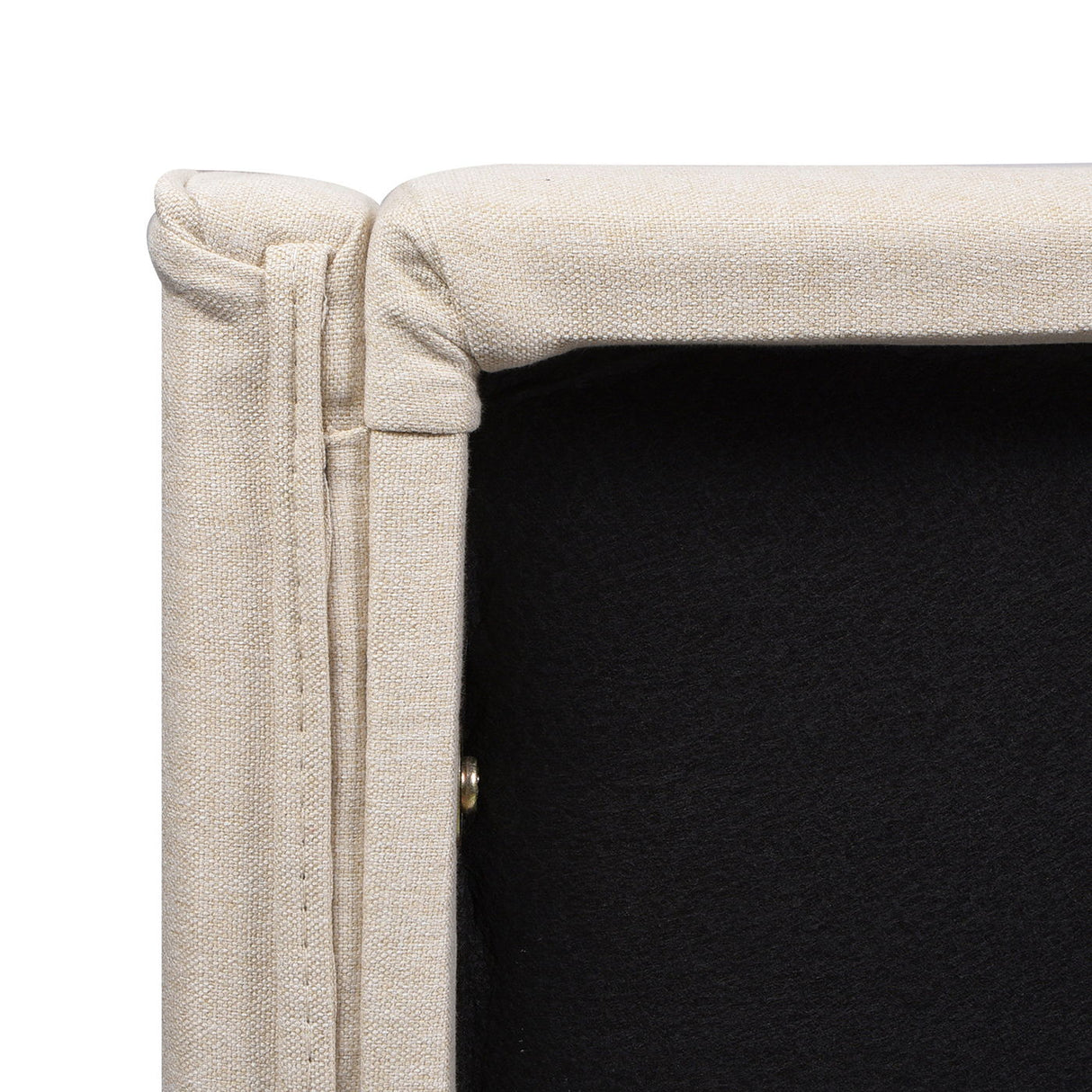 Fontana - Handcrafted Wingback Upholstered Platform Bed Frame by Jennifer Taylor Home | Bel Furniture