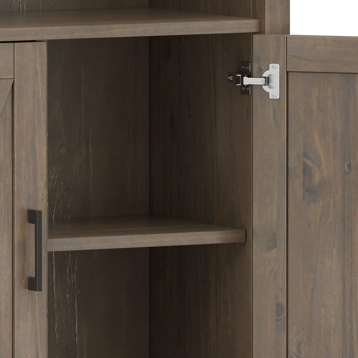 Ela - Bookcase - Smoky Brown by Simpli-Home | Bel Furniture