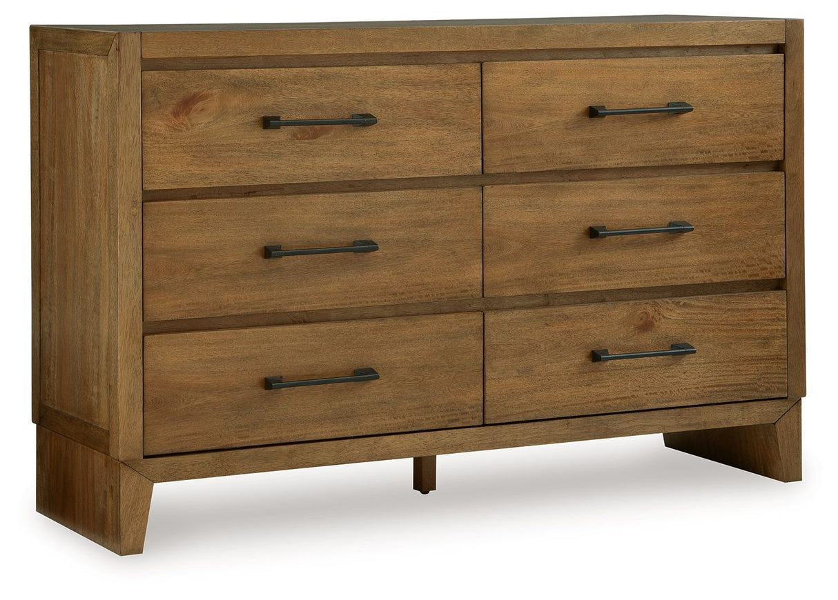 Sherbana - Light Brown - Dresser by Signature Design by Ashley® | Bel Furniture