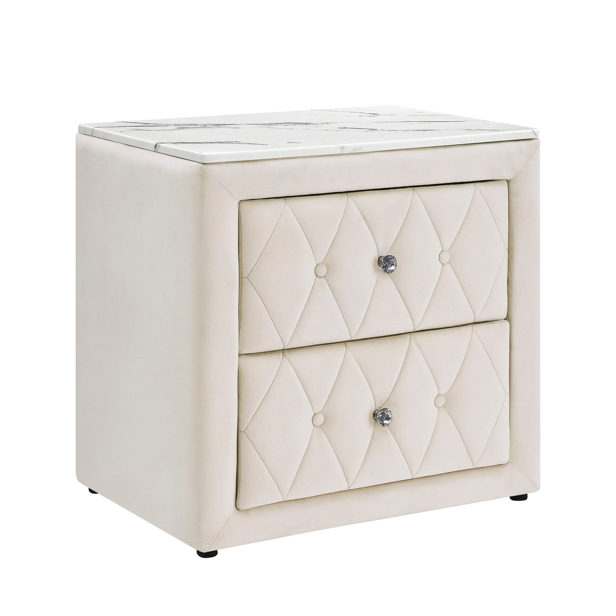 Annabelle - Nightstand White by Crown Mark | Bel Furniture