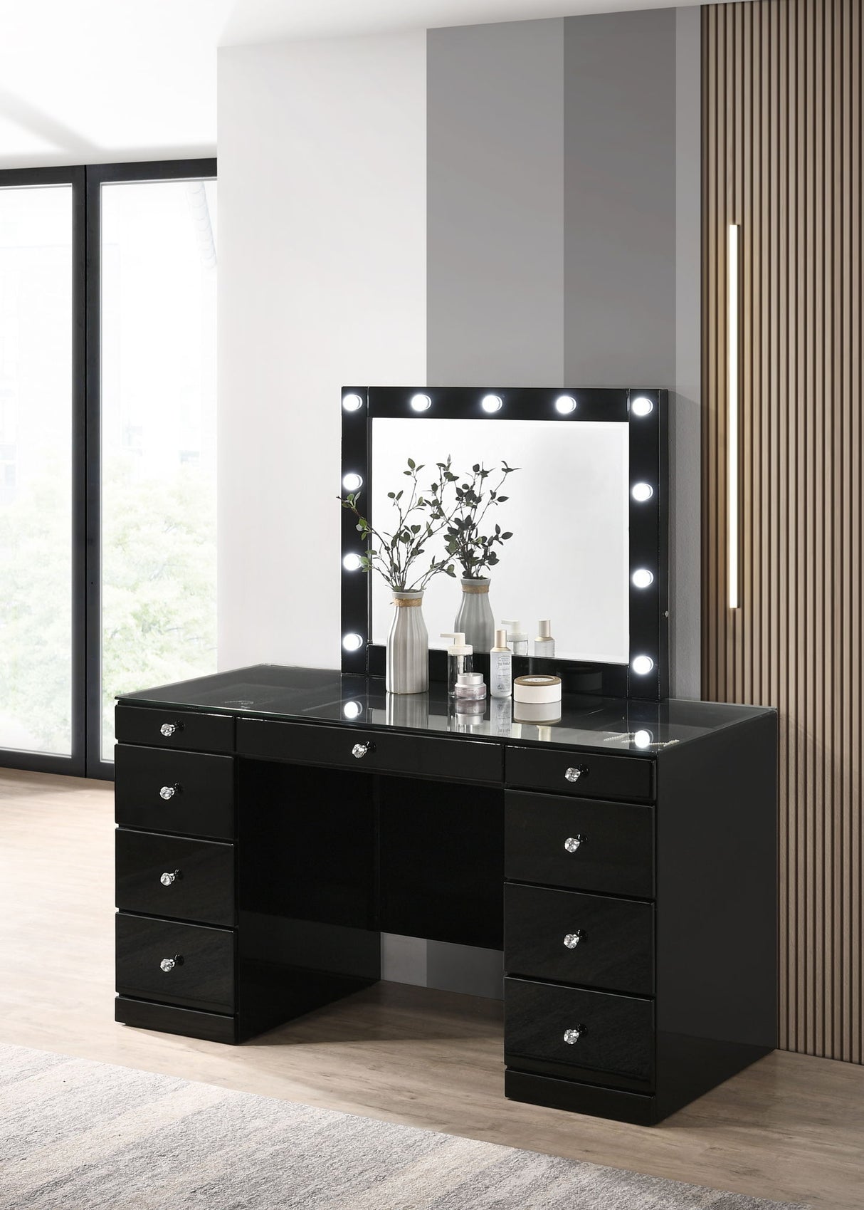 Avery - Vanity Set by Crown Mark | Bel Furniture