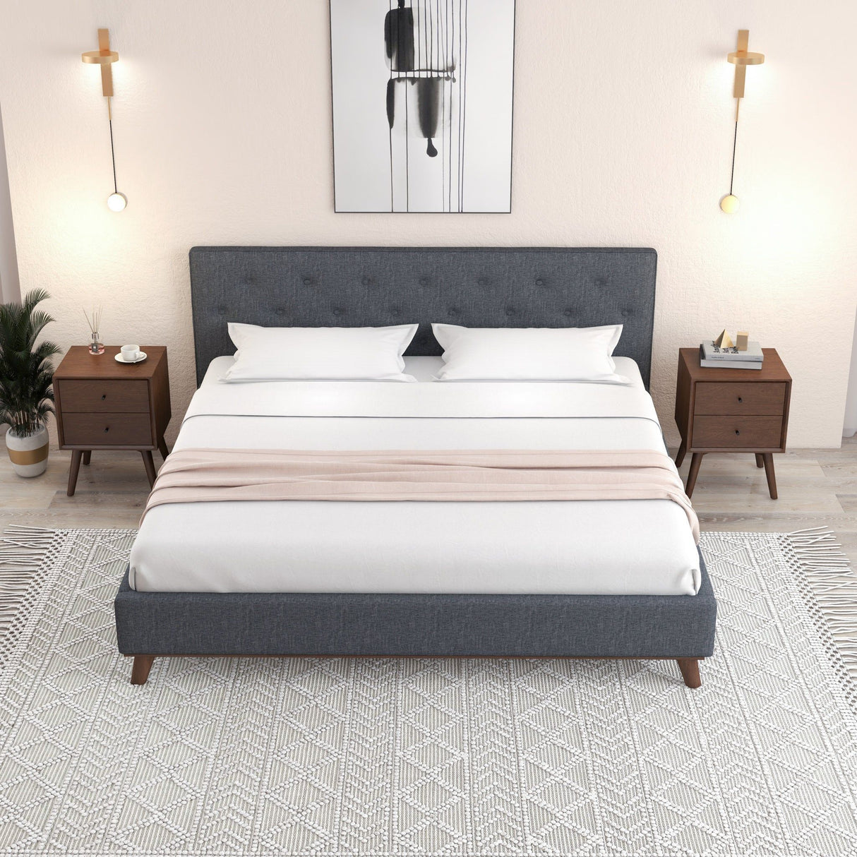 Graceville - Elegant Design Platform Bed