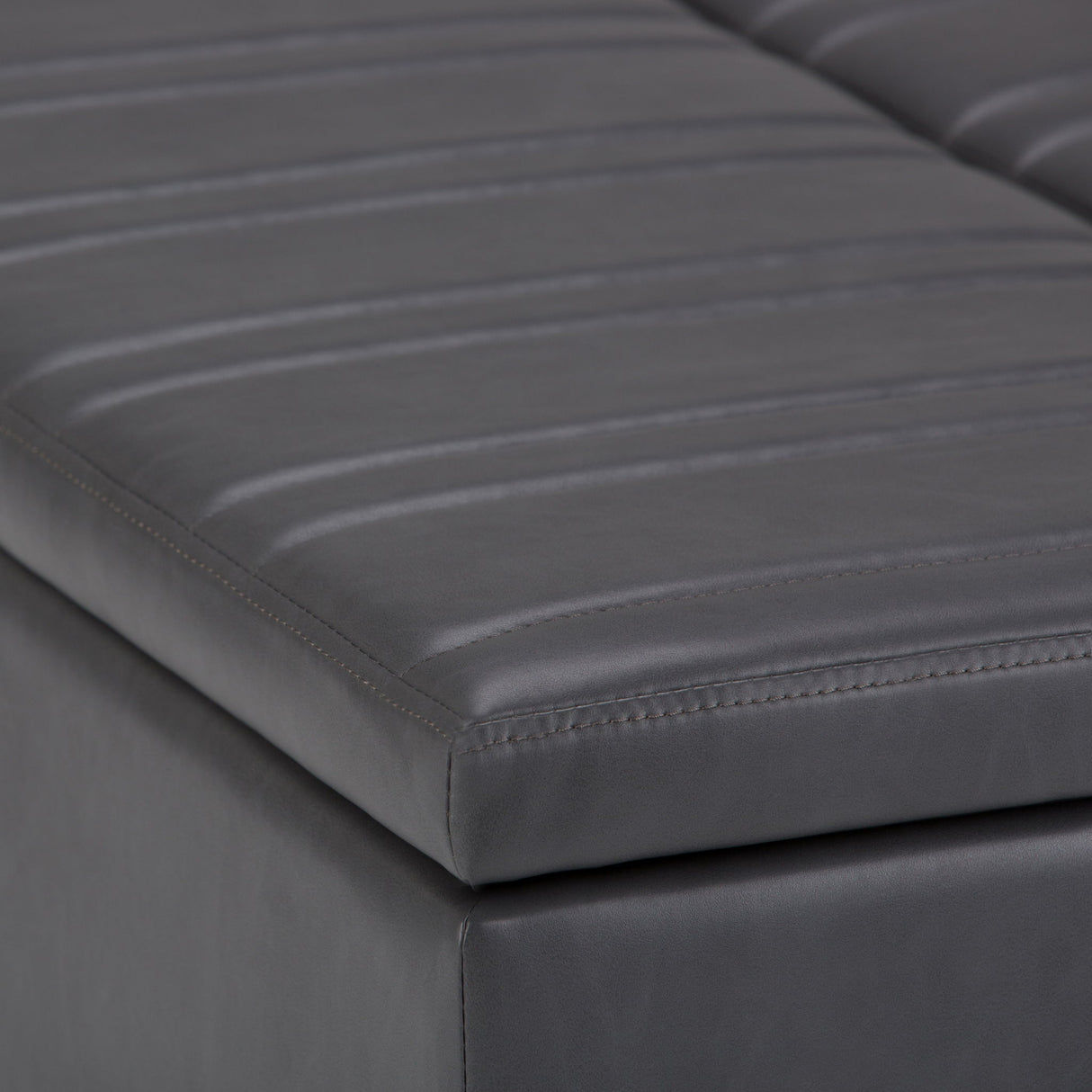 Ellis - Coffee Table Storage Ottoman Contemporary Design