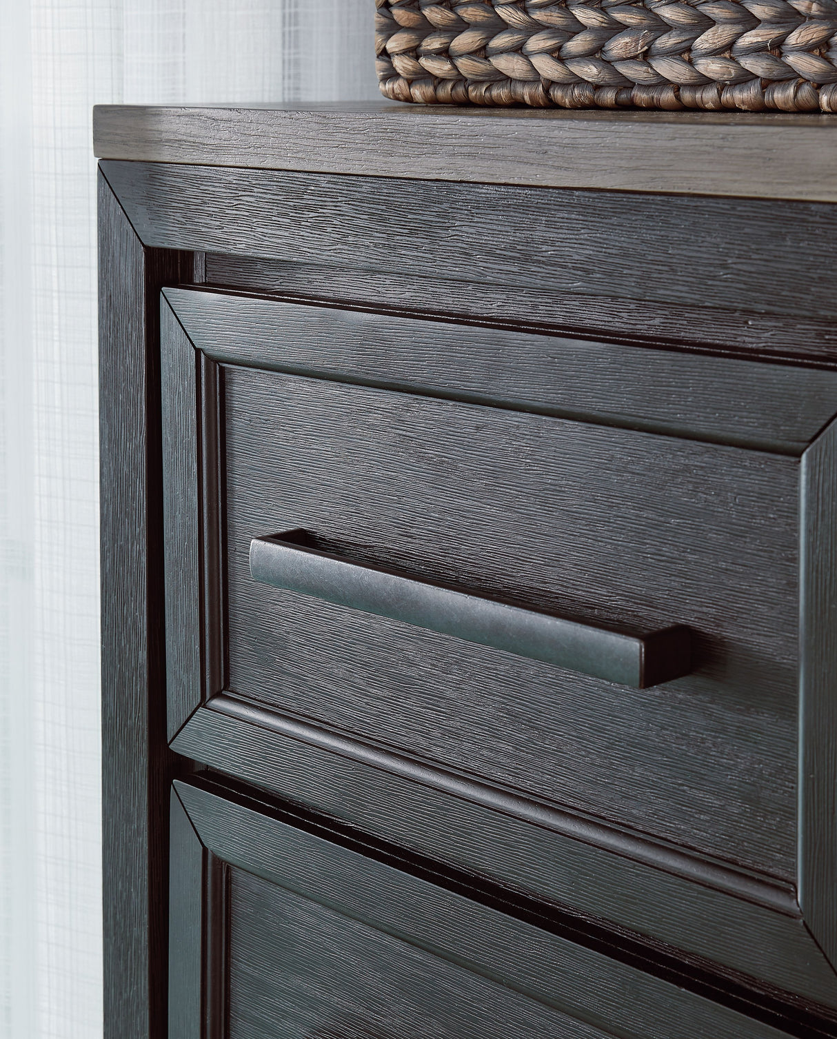 Foyland - Black / Brown - Door Chest by Signature Design by Ashley® | Bel Furniture