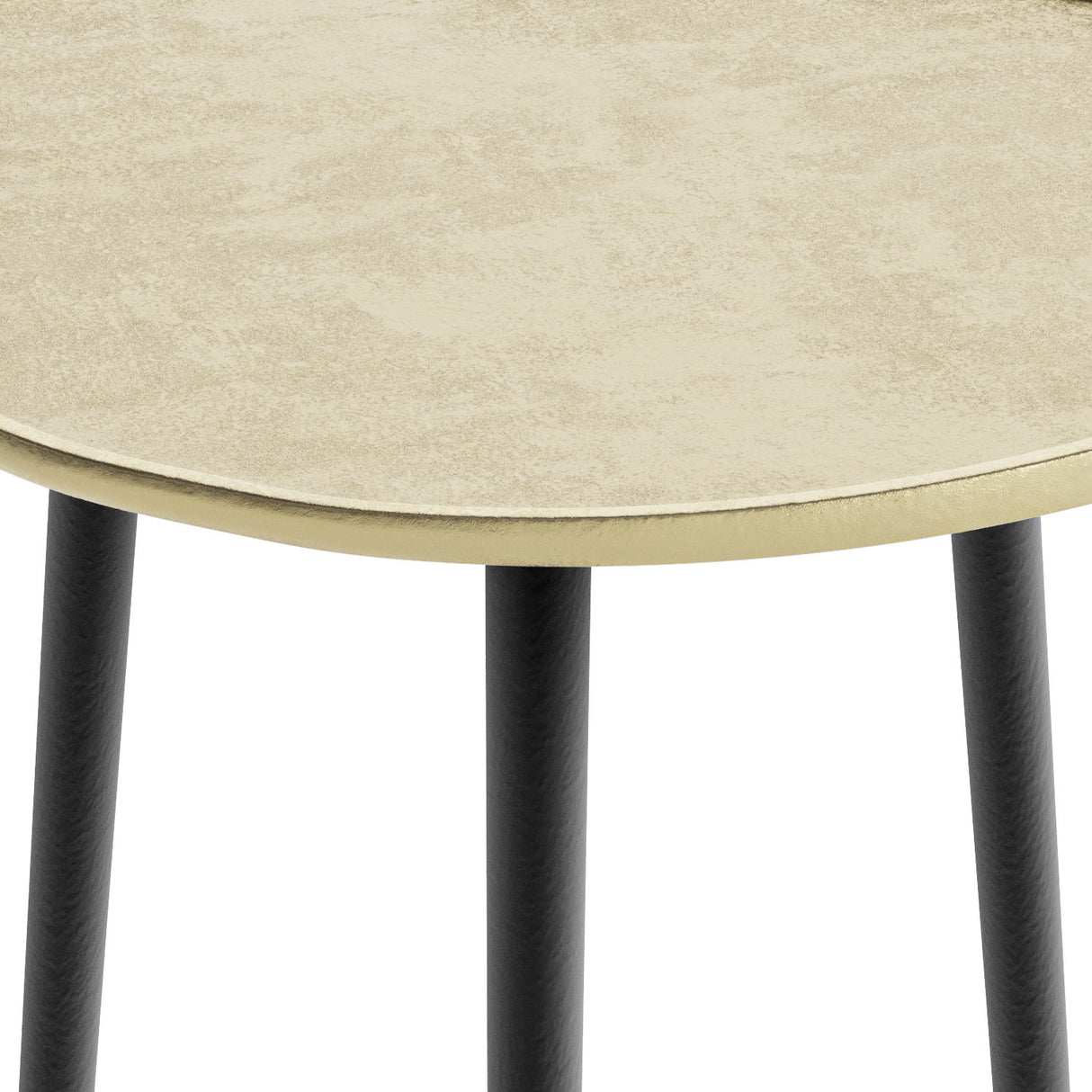 Tanner - Metal Side Table - Gold by Simpli-Home | Bel Furniture