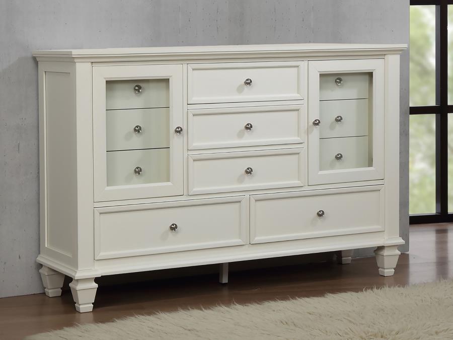 Sandy Beach - 11-drawer Rectangular Dresser by CoasterEssence | Bel Furniture