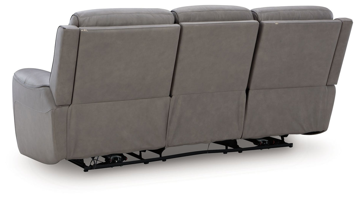 5Z-Comfort - Relaxation - Power Reclining Sofa With Adj Headrest by Signature Design by Ashley® | Bel Furniture