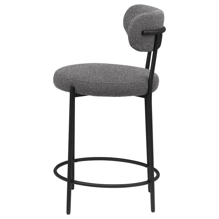 Viola - Boucle Upholstered Bar Stool (Set of 2) by Coaster Fine Furniture | Bel Furniture
