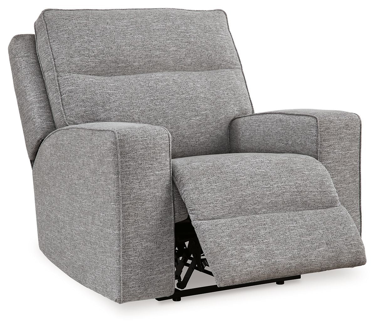 Biscoe - Pewter - Power Recliner /Adj Headrest by Signature Design by Ashley® | Bel Furniture