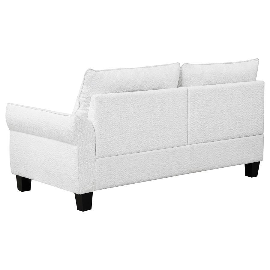 Caspian - Upholstered Curved Arm Chaise Sectional Sofa by Coaster Fine Furniture | Bel Furniture