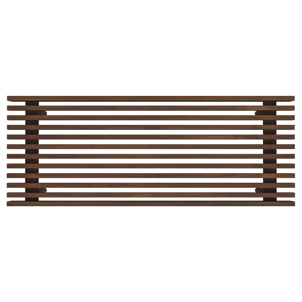Mia - Mid-Century Modern Bench - Dark Brown by Ashcroft Furniture | Bel Furniture