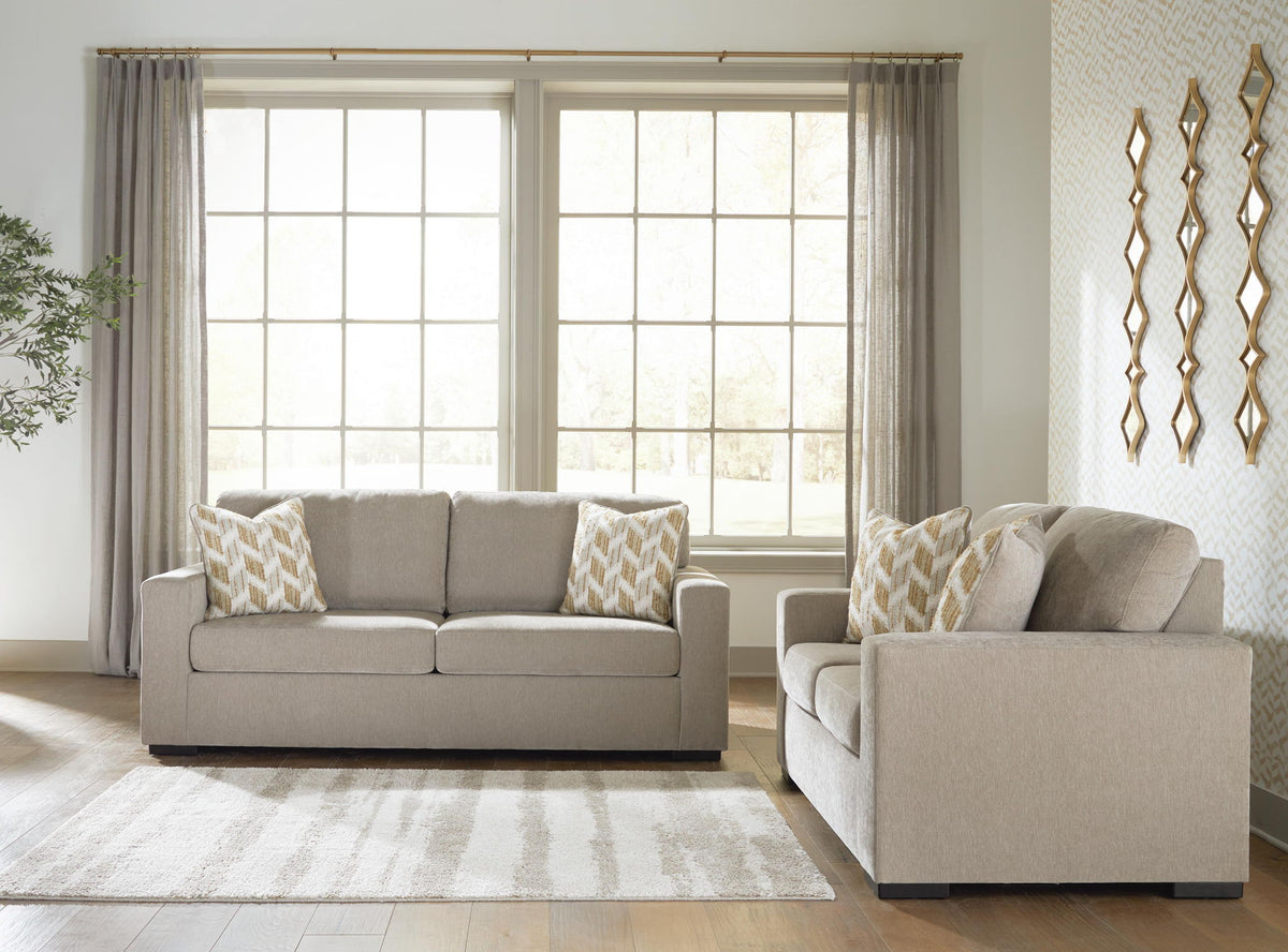 Bridgepoint - 2 Pc. - Sofa And Loveseat - Stone