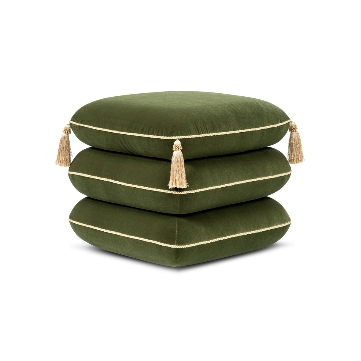 Monarch - Squared Upholstered Ottoman