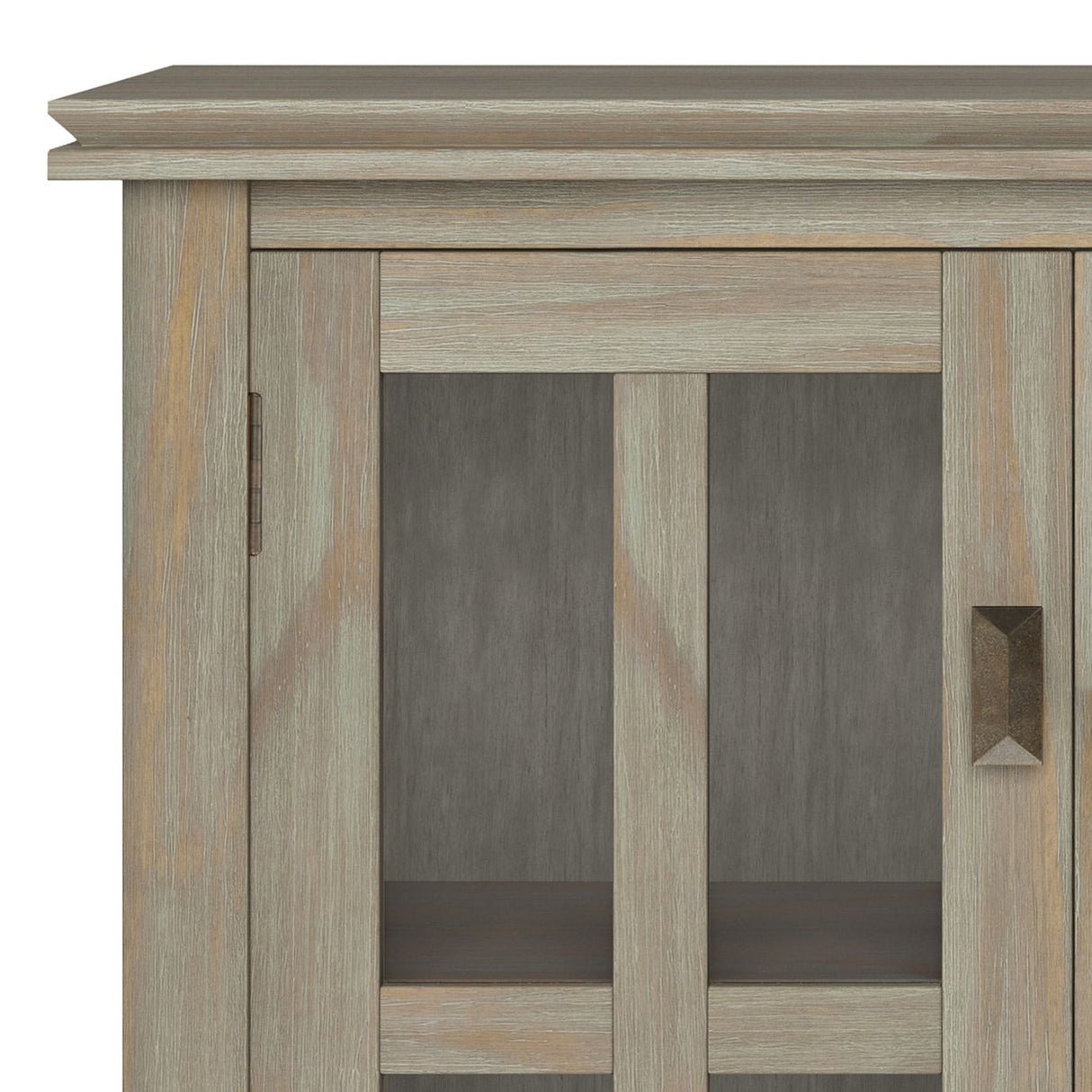 Artisan - Handcrafted Low Storage Cabinet by Simpli-Home | Bel Furniture