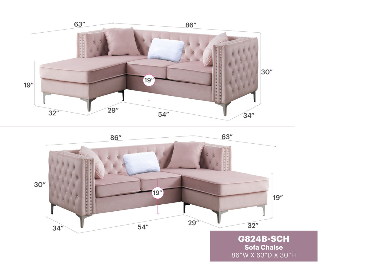 Paige - Sofa Chaise