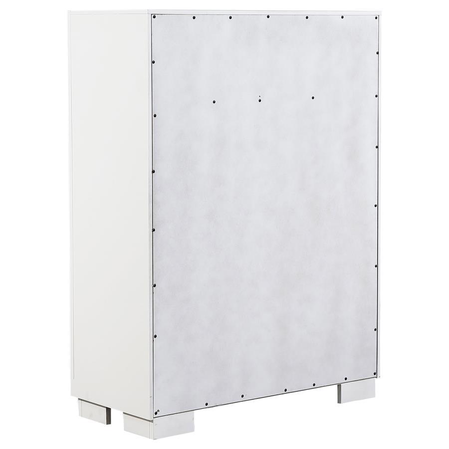 Jessica - 5-Drawer Bedroom Chest by CoasterEssence | Bel Furniture