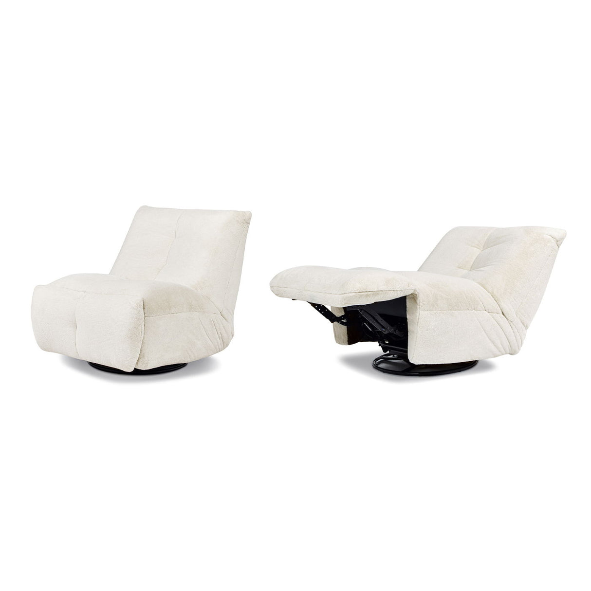 Rearden - Swivel Glider Manual Recliner Gaming Lounge Chair by Jennifer Taylor Home | Bel Furniture